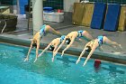 Artistic Swim vs TWC  Wheaton College Artistic Swimming vs Texas Women’s College. - Photo By: KEITH NORDSTROM : Wheaton, Artistic Swimming